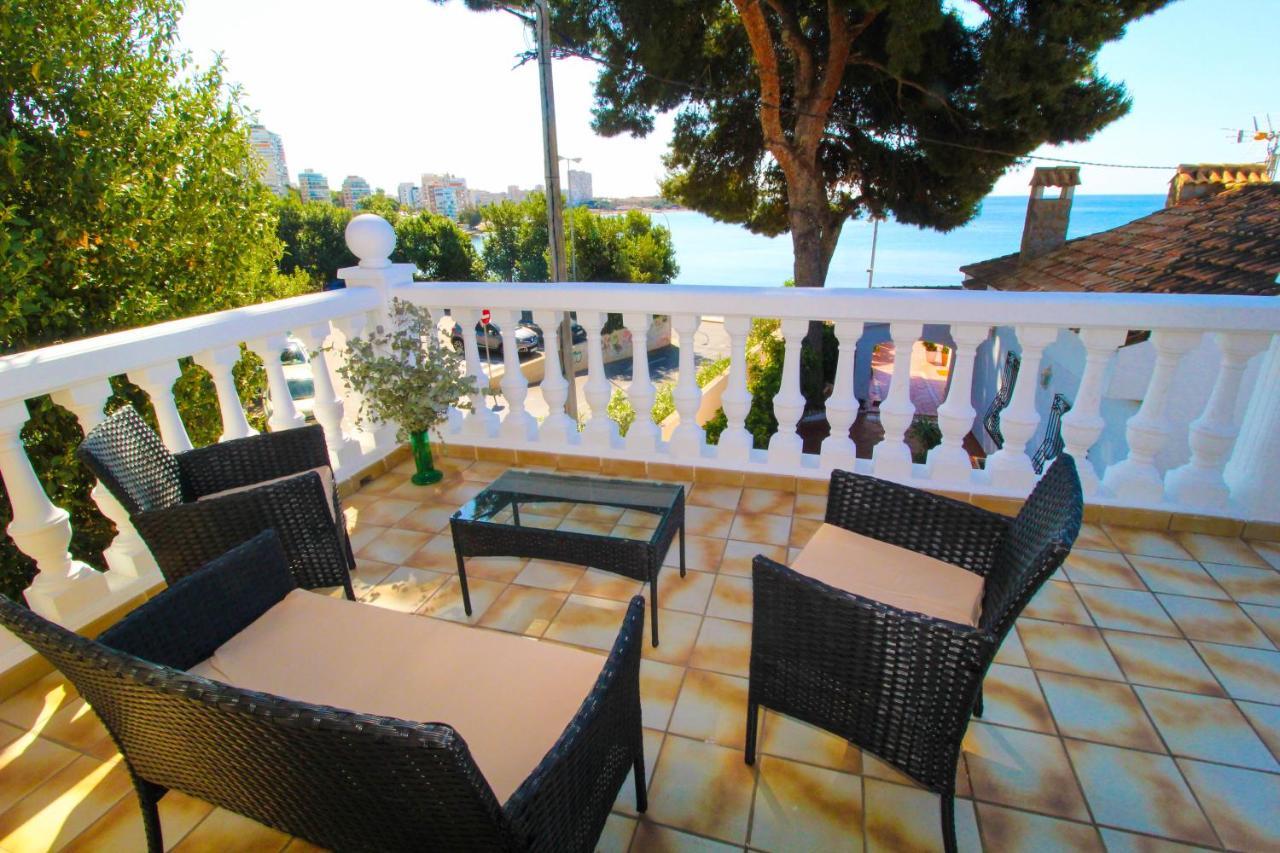 Great Villa, Sea Views, 20 Secs Walk To The Beach, Bbq, 9 People, 5 Mins Car From Alicante City Center, Sailing Club 3 Mins Walk 외부 사진